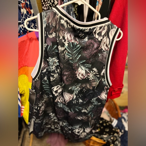 COPY - NWT Nike Dri-Fit Tennis Dress NWT Black Purple Floral Pattern (L) - Picture 7 of 8